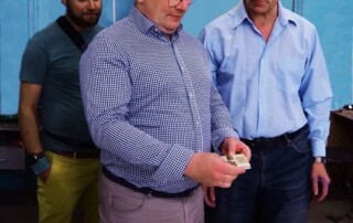 Закладка модели парохода Челюскин 1